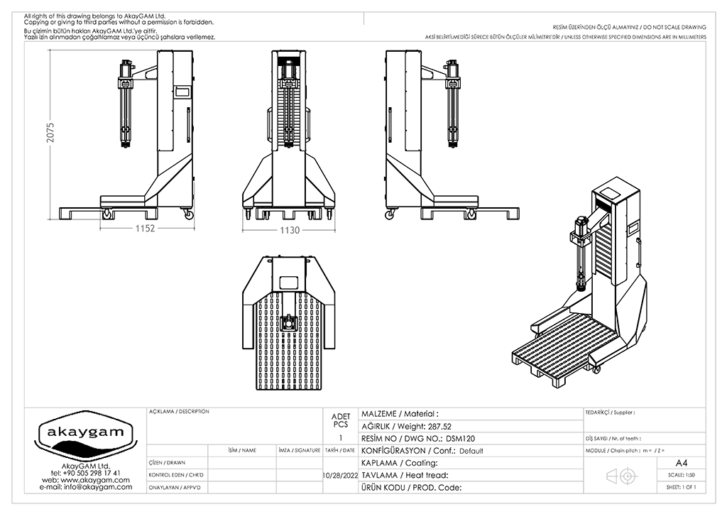 High Shear Homogenizer (Rotor-Stator Mixer) - DSM120