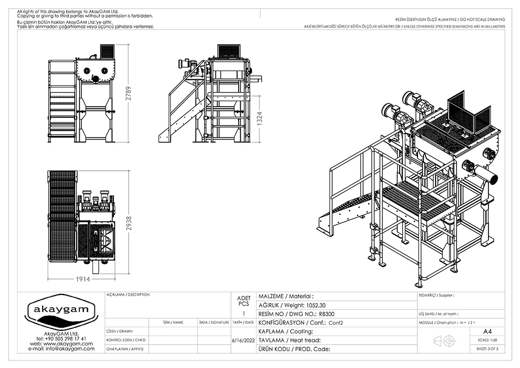 Ribbon Blender RB300 (Twin-Shaft Industrial Powder Mixer)